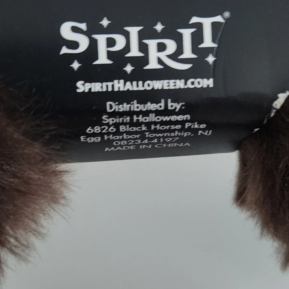 NEW‎ Spirit Halloween Brown Faux Fur Bear Ears Headband Costume Accessory OS